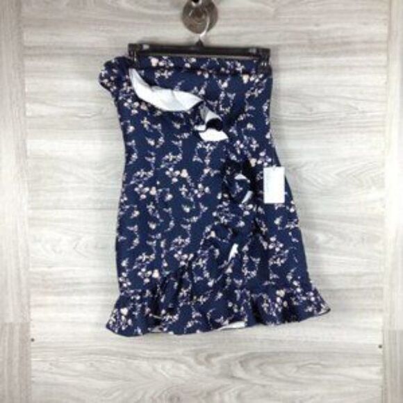 Keepsake Label Harlyn Daybreak Ruffle strapless  Minidress size 8 - Picture 4 of 8